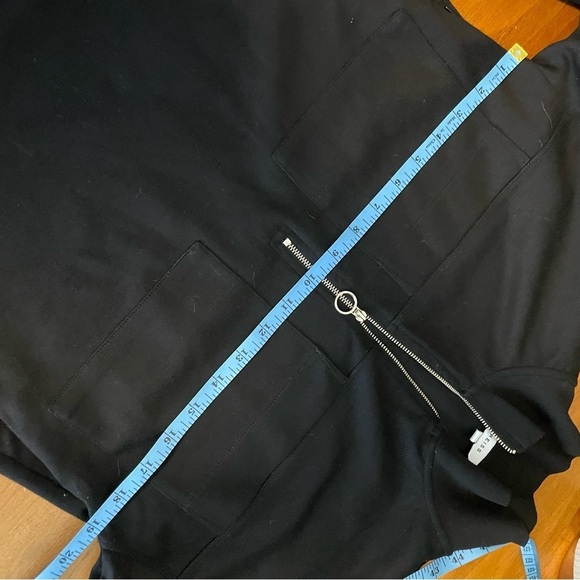 REISS Etta 1/2 Zip Pullover In Black Womens XS - Picture 7 of 9